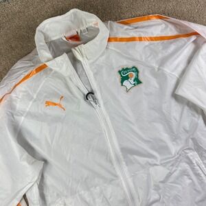 Puma Mens Cote dIvoire Ivory Coast 2014 World Cup Walk Out Jacket Men's XXL